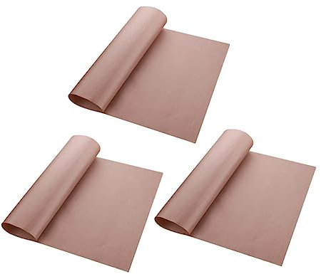 MAGICLULU 3stücke Teiliges Antihaft-backmatte Für Öfen Wiederverwendbare Backunterlage Aus Hochtemperaturbeständig Für Backen Und Bbq Kaffee