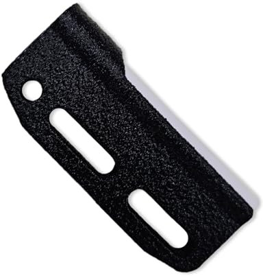 Universal-Keramikschleifstab-Halterung inklusive Keramikschleifstab für Kydexscheiden, 8mm Keramikstab mit 60mm Länge, Survival, Outdoor, Bushcraft, Designed by Reini Rossmann (black)