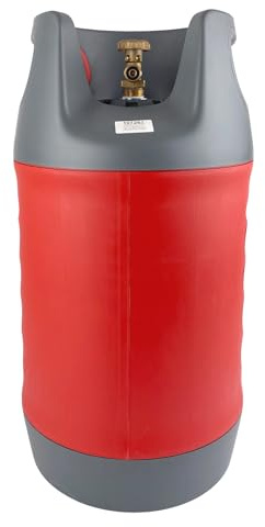 HausundWerkstatt24 14kg CAMPKO Komposit Gasflasche 24,4l mit Füllstop die leichteste Flasche für Propan