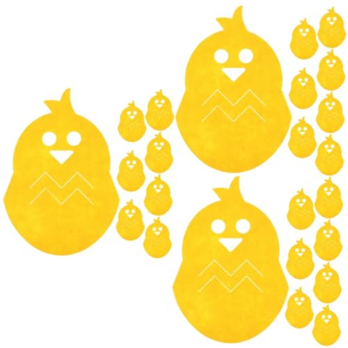 MAGICLULU Besteck Taschen Ostern Bestecktasche Filz Ei Stück Kükenbesteckbeutel Hochzeitsbankett Vliesstoff Und