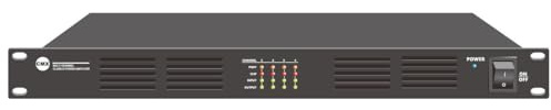 Generic CMX Audio DA-4120 4-Channel Power Amplifier; 4x120W Output Power; 19 Rack-Mount of 1U Height; Built-in Auto Standby; Short Circuit, Overload, High Temperature, and Clip Protection