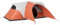 Outsunny 5-6 Man Camping Tent, 3000mm Waterproof Family Tent with Porch and Sewn in Groundsheet, Portable with Bag, for Fishing Hiking Festival, Orange
