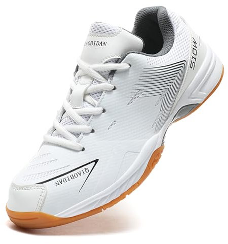 Hiuzylqx Scarpe da Tennis da Uomo Donna Scarpe da Badminton Scarpe per Badminton Adulto,Suitable for Indoor Tennis,Squash,Table Tennis,B,48 EU