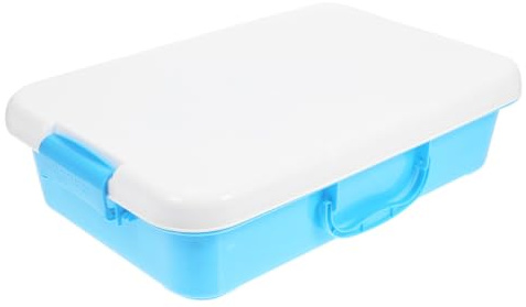 Gatuida Portable Sandbox Tray Lid for Boys and Girls Outdoor Activities Lightweight Plastic Box Lid for Beach Play and Small Toy Storage