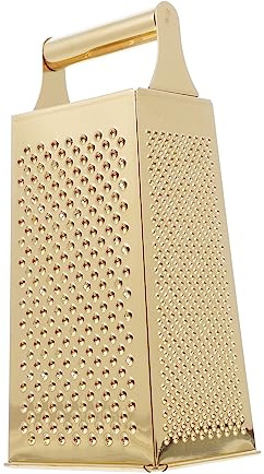 MUCKLILY Râpe à Boîte 4 Faces en Acier Inoxydable, Poignée Antidérapante, pour Légumes et Gingembre, la Cuisine, Simple et Pratique, à Suspendre