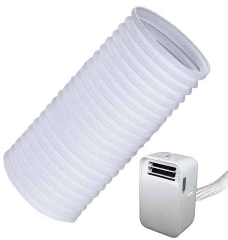 Manguera para aire acondicionado móvil - 14 cm de diámetro, reemplazo para el canal de aire de escape | Conector de manguera de ventilación flexible, adaptador para sistemas de aacondicionado, par
