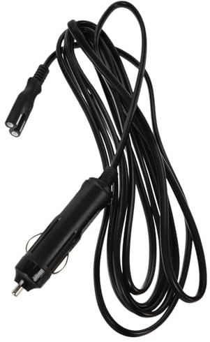SOIMISS Cable de Alimentación Enchufe de Mechero de 12v Cable de Cobre y Goma para Alimentación y Limpieza del Vehículo para Refrigerador Portátil de Coche