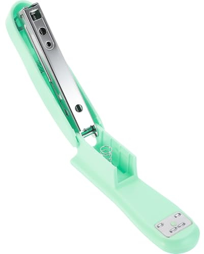 Genérico Grapadora de Escritorio Compacta Multifunción en Color Grapadora Manual Portátil para Oficina y Escuela Material de Oficina Esencial y Ligera