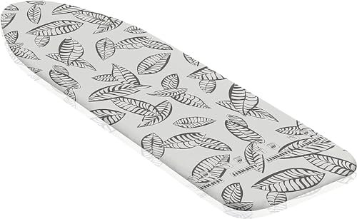Leifheit Bügelbrettbezug Optimal Steam Universal, für Bügelflächen bis max. 140 x 45 cm, für Dampfstationen, optimale Hitzeverteilung durch Perforation, mit elastischem Gummizug