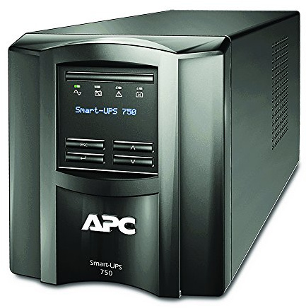 APC 750VA Smart UPS with SmartConnect, SMT750C Sinewave UPS Battery Backup, AVR, 120V, Line Interactive Uninterruptible Power Supply