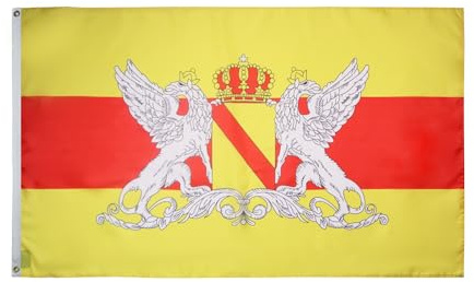 AZ FLAG Flagga Storhertigdömet Baden 1806-1918 90x60 cm 2 Öljetter | Inom- och utomhusbruk dekorativ flagga dubbelsydda sömmar och förstärkta kanter med metallöljetter 100D polyester