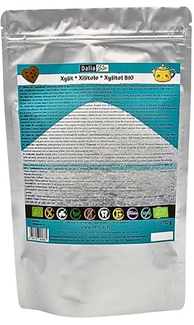 ZeroCal - Dalia Bio Xylit Bio | aus biologischer Landwirtschaft | 40 % weniger Kalorien | Zahnfreundlich | Ideal zum Kochen und Backen, 750 g