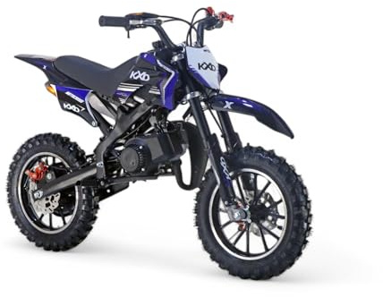 KXD 701A/706A/708A/703A /705 49cc 2/ 4Takt Dirtbike Pocket Dirtbike Motocrossbike Motocross Motorrad 49ccm Motor bike Pocketbike (Blau, KXD 701A 49ccm 2Takt MOTOCROSS)
