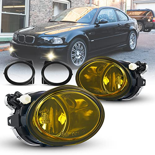 Nebelscheinwerfer für BMW 3er/5er E46 E39 Limousine Wagon E-Mark 3er (HB/SDN/WGN) (E46) 09/2001-07/2005 für M-Tech Stoßfänger/BMW 3er (CPE/CONV)(E46) 09/2001-12/2007 Gleb Linse, 1 Paar Li Re, HB4