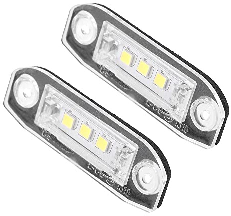 X AUTOHAUX 2pcs LED License Plate Light Car Number Lamp Bulb White Light