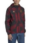 adidas Germany 2022 DNA Windbreaker (Schwarz/taktischer Goldmett, klein), Schwarz