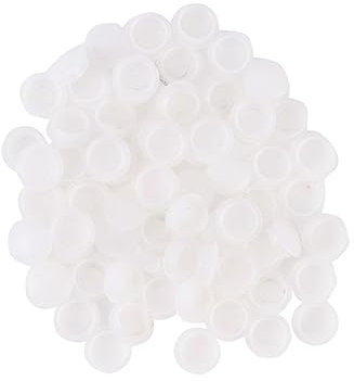 DOITOOL 50pcs Kitchen Cabinet Hinge Covers Screw Cap Covers for Drawer Window Cupboard Door Hinges