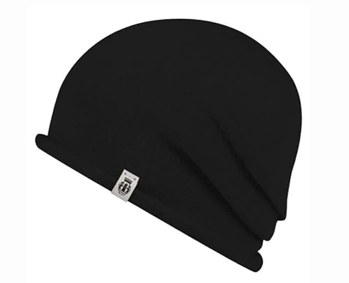 Roeckl Damen Casual Rib Mütze, Black, ONE Size