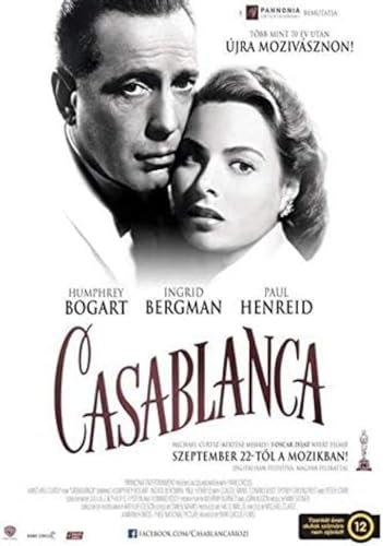Poster Casablanca Vintage Filmplakat Wandkunst Bilder Poster Und Drucke Filmstills Leinwand Malerei Kunst Wand Home Decor 50X70Cm Kein Rahmen