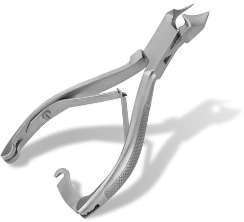 Shehadeh - Kopfschneider - Nagelzange - Nagelschneider - für eingewachsene und dicke Nägel- inkl. Schutzkappe aus echtem Leder