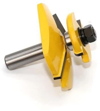 ZHLWei 1 Broca for enrutador de Panel Elevado con vástago de 12 mm/12,7 mm, diámetro de 3 for Puerta, Cortador de carpintería, Cortador for Herramientas de carpintería