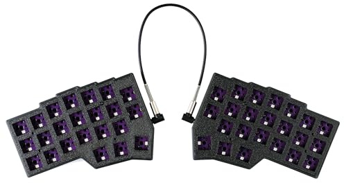 YMDK Tastiera Split Corne V4.1 46 Tasti Ergonomico Hotswappable 40% Layout 3D PLA RGB QMK Vial All Key Programmabile Mini Kit Tastiera da Gioco Indipendente
