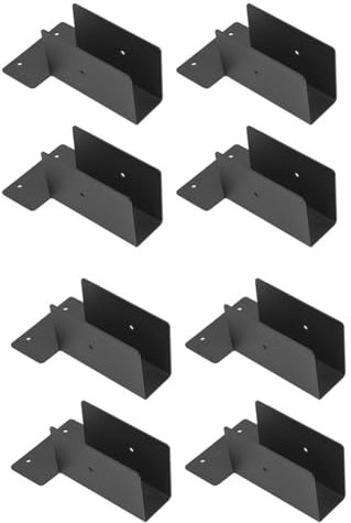 Losueeun Woodworking Pergola Kit Made of Stainless Steel - Top Bracket - Modular Pergola Hardware for 2x4 Sawn Timber - Pack of 8