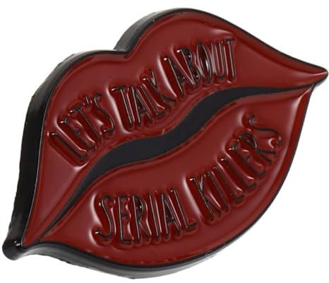 BESPORTBLE Rote Lippen Brosche Anstecknadel Lapel Pin Schal Halstuch Schmuck Damen Dekorativ Sicher Wiederverwendbar Elegant Modisch Accessoire Geschenk