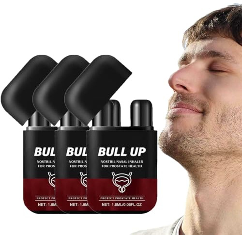 GXGM 3 Pezzi Inalatore Nasale a Doppio Foro - Supporto per Benessere Respiratorio - Design Ergonomico - Per Uso con Aromaterapia,romuovere La Salute Prostata Per La Prostata
