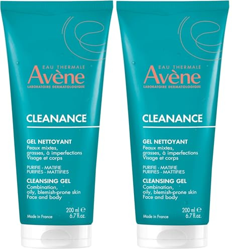 Avene Gel Nettoyant Visage Et Corps 200 Ml (Packung mit 2)
