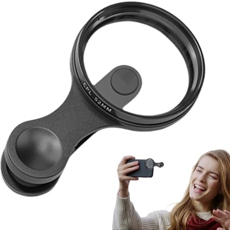 Filtro De Lente Para Teléfonos Móviles - Filtro Polarizador Para Cámara De Teléfono De Vidrio Óptico, Accesorios Polarizadores Para Lente De Smartphone | Accesorio De Foto Creativo Para Adultos