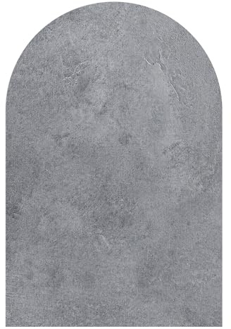 DEQORI Carta da parati da parete ad arco rotondo, autoadesiva, 100 x 150 cm, motivo struttura in cemento nei dettagli, tela tessile, rimovibile, decorativa e indeformabile, per soggiorno, ufficio