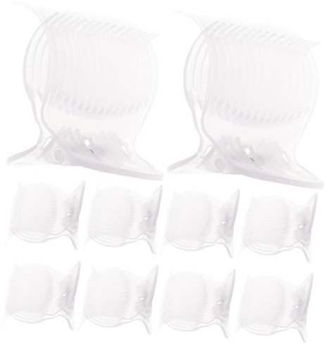 VICASKY 10pcs Hot Roller Clip Heated Clamps Roller Clips for Hair Curling Secure Claw Design for Volumizing Hairstyles