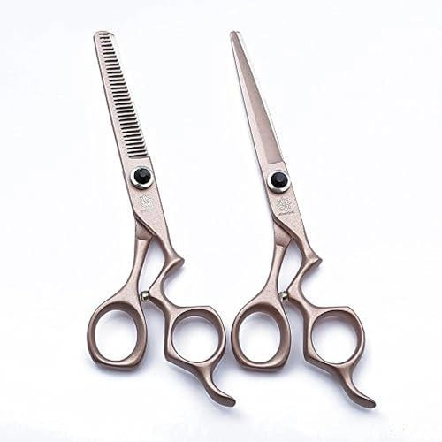 Dream Reach 6 Zoll Friseurschere Set - Scharfe Haarschere und Effilierschere