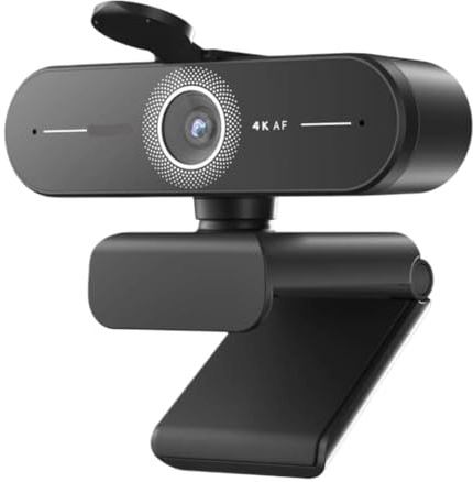 Webcam 4K 1440P 2K 1080P avec Mise au Point Automatique, caméra d'ordinateur USB Compatible avec EMEET C60E (Webcam 4K)