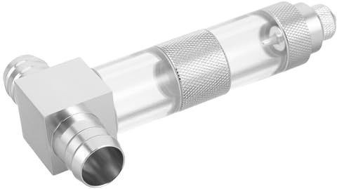 Gatuida Aluminium Co2 diffusor mit Blasenzähler für Aquarienpflanzen Inline Externblasenzerstäuber mit Rückschlagventil Co2 systemzubehör für Süßwasseraquarien