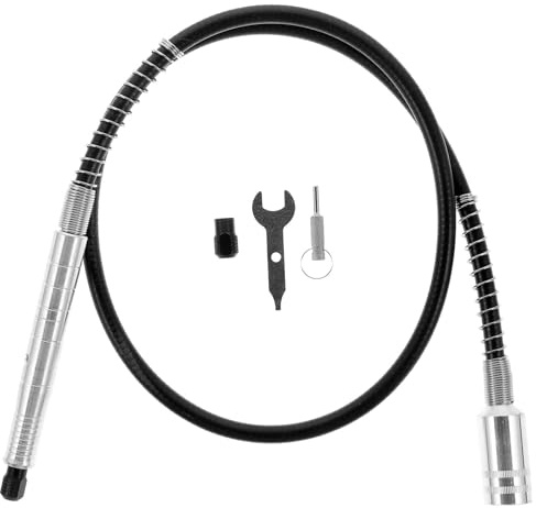 Electric Carbon Steel Flexible Shaft Rotary Tool Attachment Black