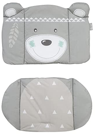 roba Sitzverkleinerer, Hochstuhleinlage 'Indibär', 2-teiliges Sitzkissen für Treppenhochstühle