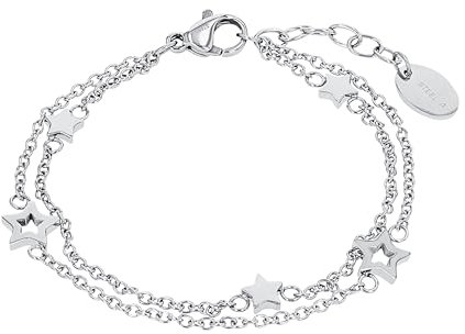 s.Oliver Armband Edelstahl Mädchen Kinder Armschmuck, 14+2 cm, Silber, Kommt in Schmuck Geschenk Box