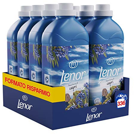 Lenor Capri Weichspüler 336 Atmosphären, Maxi Format 8 x 42 Waschgänge