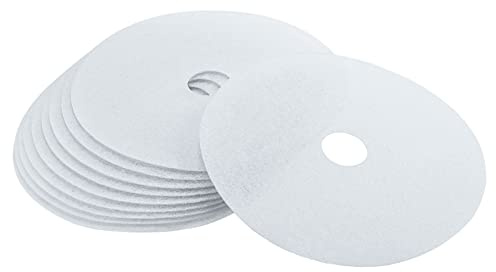 sourcing map Universal Cloth Dryer Exhaust Filter, Cotton 235x37mm White for Clothes Dryer Filter Replacement Pack of 10