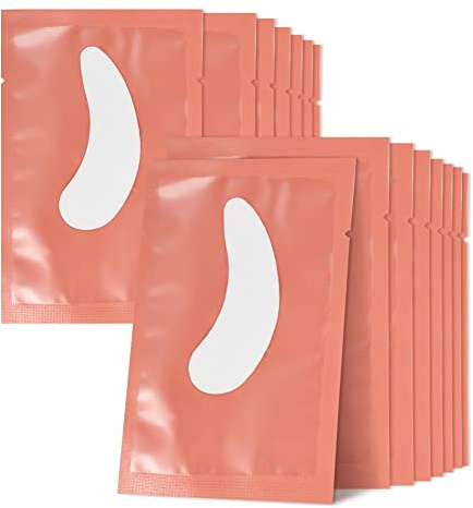 Lunamoon 50paia Patch Ciglia Cerotti per Extension Ciglia Eyelash Pads | Pads Ciglia Cuscinetti Occhi per Extension Ciglia Eye Gel Patches for Eyelash Extension Uso Professionale