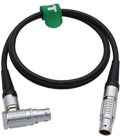 HangTon Power Cable for DJI Ronin 2 TB50 Battery to ARRI ALEXA 35, Mini, Mini LF, Amira Camera 24V Right Angle 8 Pin Female 10 Pin Male 39