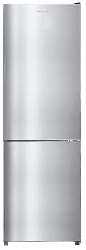 INFINITON Frigorifico Combi FG-340C85, E, 185 cm, 322 L, No Frost Total, Puerta Reversible, Fast Cooling (Inox | FGC-340C85XEM)