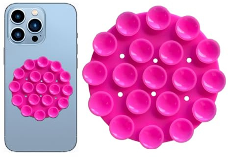 Kongou Supporto per Telefono a Ventosa - Supporto per Telefono Cellulare a Specchio, Supporto per Telefono per Finestrino Auto in Silicone