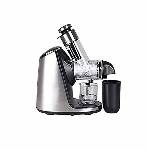 CRBUDY Exprimidor Masticador, Extractor de exprimidor Lento, exprimidores de prensado en frío con Motor silencioso, máquinas exprimidoras de masticación Lenta con Cepillo, para Jugo de FR