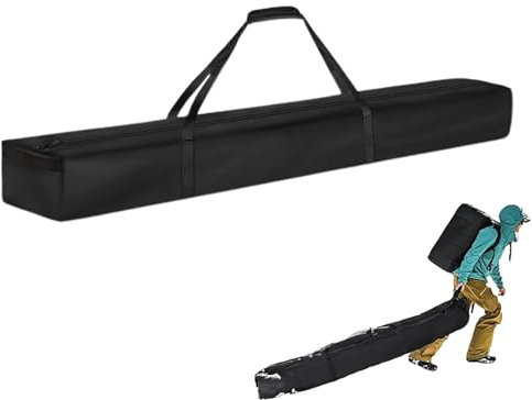 Snowboardtasche – 185 X 19 X 14 Cm, Wasserdichte Einzel-Ski-Tragetasche | Canvas-Snowboardtasche Zum Aufbewahren Und Transportieren | Skiausrüstungstasche | Skiausrüstungs-Aufbewahrungskoffer Für Ski,