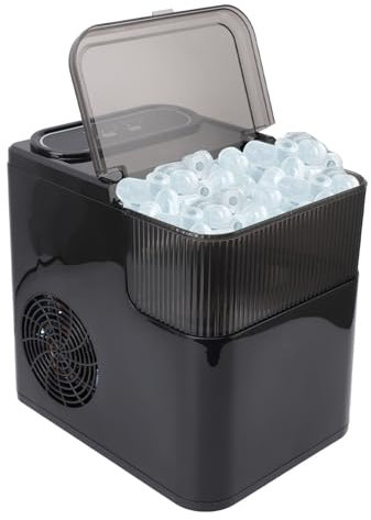Máquina para Hacer Hielo, Máquina para Hacer Hielo Portátil, Máquina para Hacer Hielo Automática de Gran Capacidad de 1,4 L, 26 Libras en 24 Horas, Máquina para Hacer Bloques de