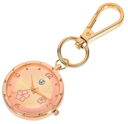 SAFIGLE 2St Krankenschwester Taschenuhr schwesternuhr mit Clip Krankenschwester Uhr Schlüsselanhänger Taschenuhr Schlüsselhalter für Gürtel für Ester betrachten Glas