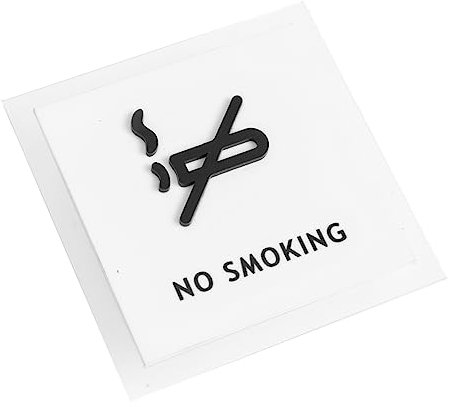 FIXOSHEE 4stücke No Reminder Schild Aus Acryl Auffälliges Verbotsschild Für Innen Und Außenbereiche Praktische Erinnerung Für Öffentliche Plätze Für Hotels Und Öffentliche